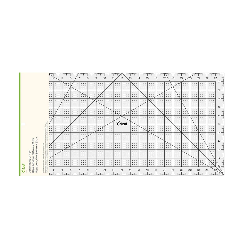 Cricut® Acrylic Ruler, 12" x 24"