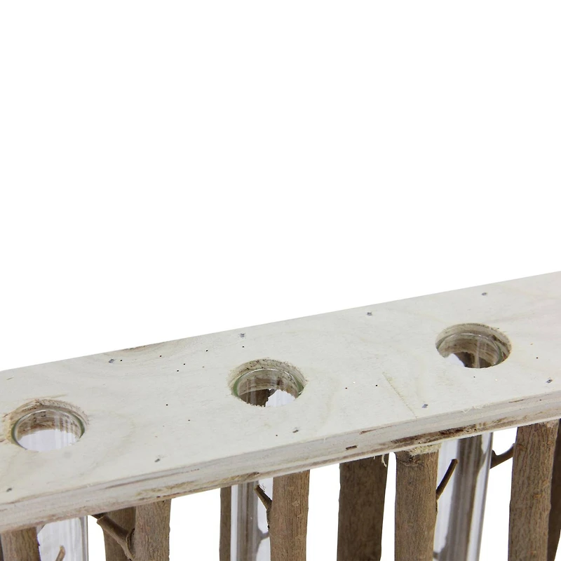 11.75" Branches in Wood Frame Tabletop Accent