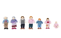 KidKraft Doll Family of 7, Caucasian