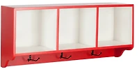 Alice Wall Shelf in Red & White