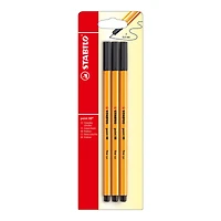 Stabilo® Point 88 Black Pens, 3ct.