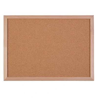 Flipside Wood Framed Cork Board, 18" x 24"