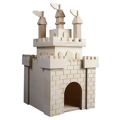 9.5" Princess Castle Wood Birdhouse by Make Market®