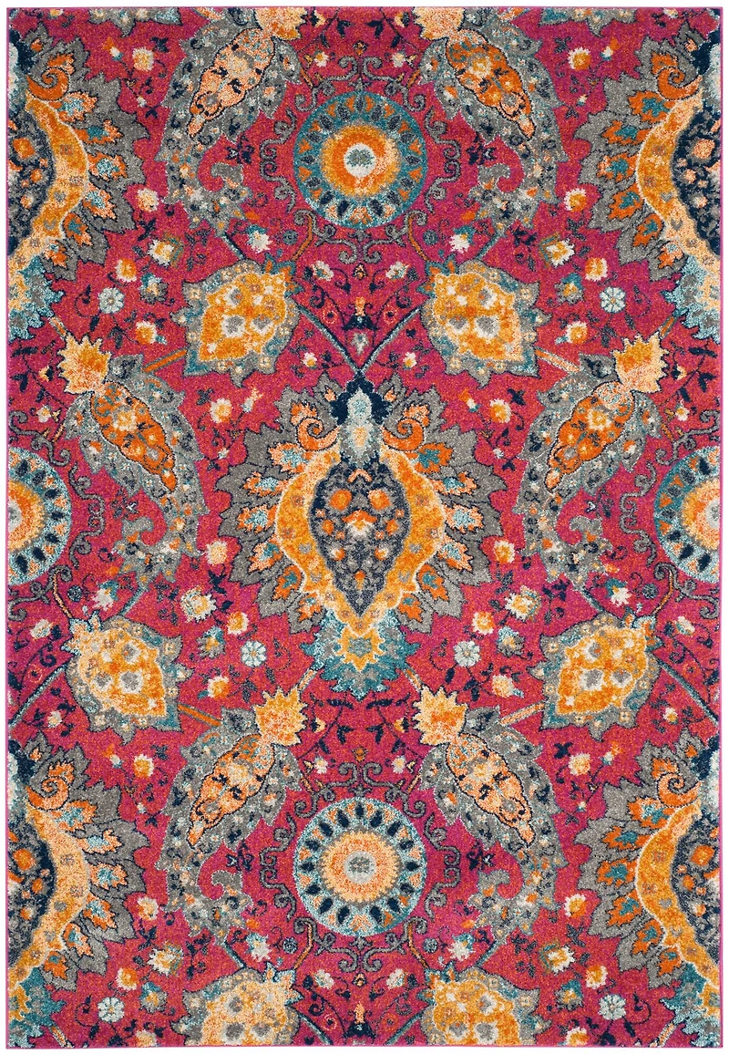 Madison Paisley 4' X 6' Area Rug