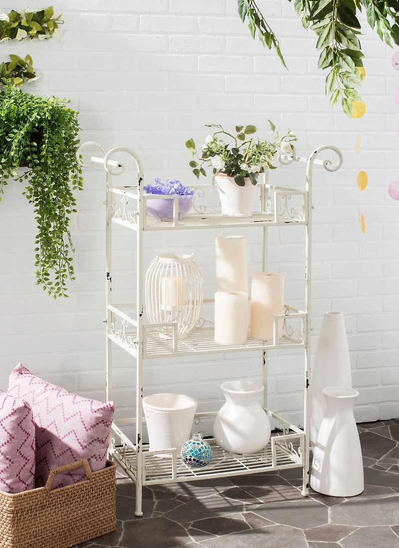 Noreen 3 Tier Shelf in White