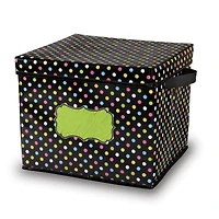 Chalkboard Brights Storage Box with Lid