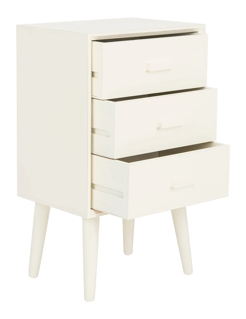 Pomona 3 Drawer Chest in White