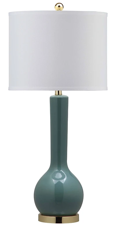 Mae Long Neck Table Lamp in Light Blue