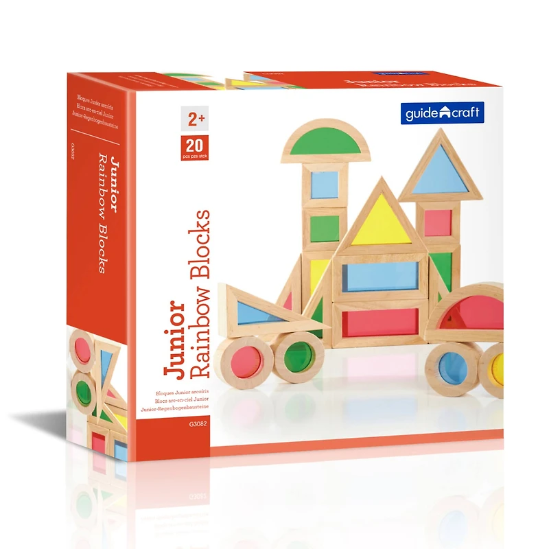 Jr. Rainbow Blocks, 20-piece set