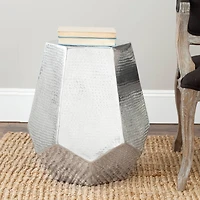 Aiden Stool in Silver