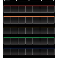 Black Storage Pocket Chart