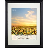 2 Pack Lifestyles 11" x 14" Black Frames with Mat by Studio Décor®