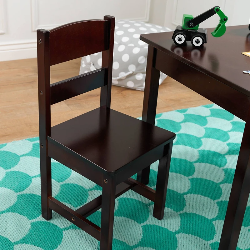KidKraft Espresso Rectangle Table & 2 Chair Set