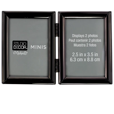 2 Opening Black Hinged Mini Frame by Studio Décor®