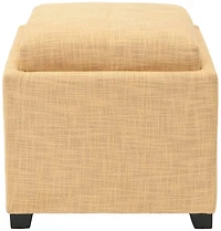 Harrison Single Tray Ottoman in Gold