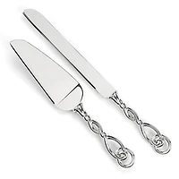 Hortense B. Hewitt Co. Serving Set, Love Knot Silver