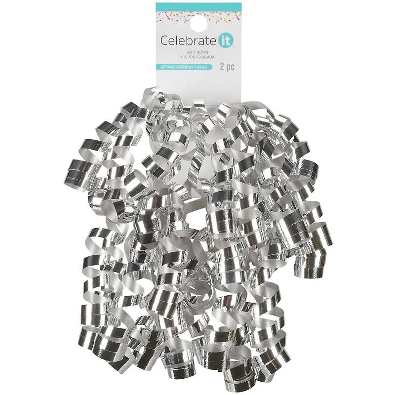 Silver Twisty Bows By Celebrate It™