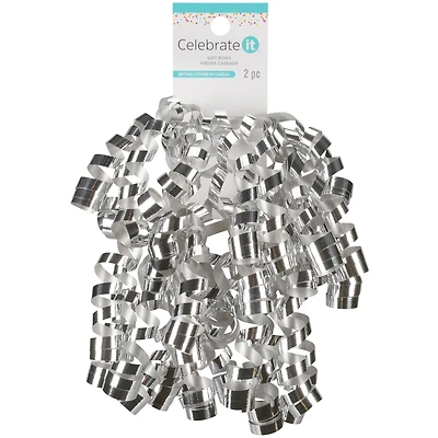 Silver Twisty Bows By Celebrate It™