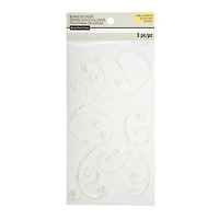 12 Pack: Pearl Scroll Stickers by Recollections™