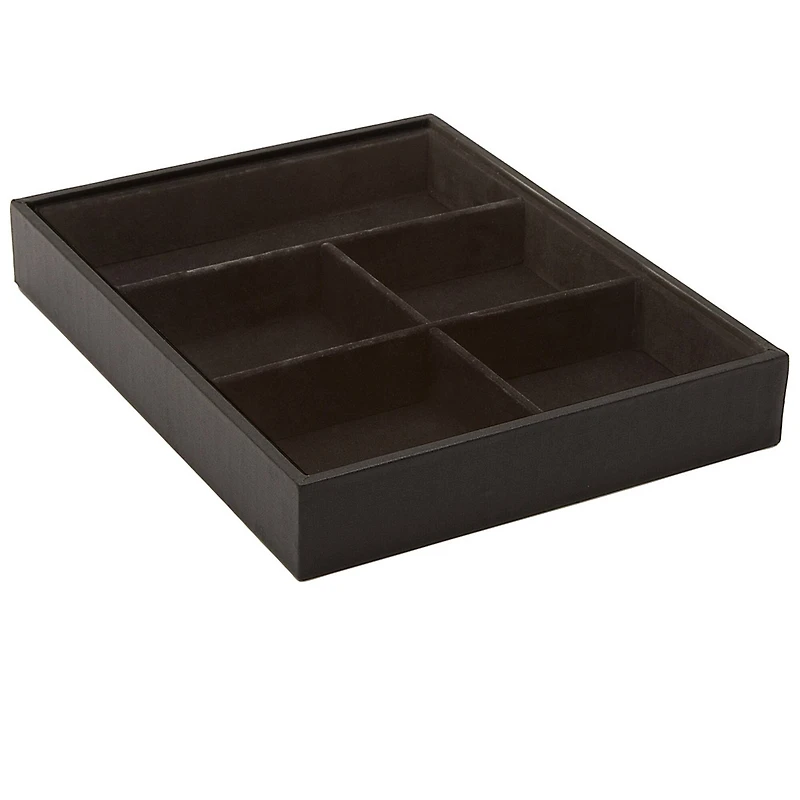 5 Compartment Velvet Storage Tray by Bead Landing™