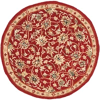Chelsea Floral Border 3' X 3' Round Area Rug