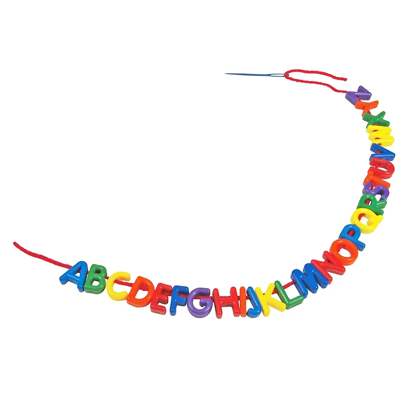 Roylco® Uppercase Manuscript Letter Beads, 288 Pack