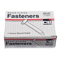 1.5" Brass Paper Fasteners, 5 Boxes of 100