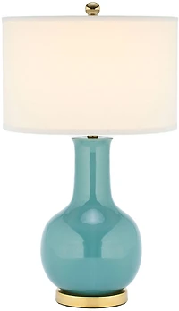 Ceramic Paris Lamp in Light Blue