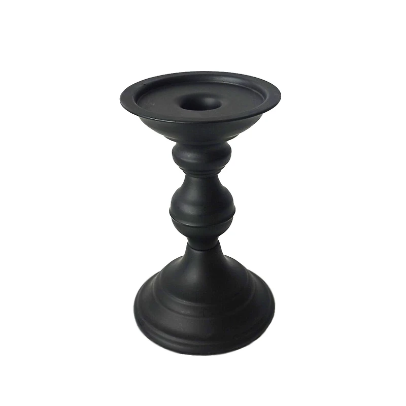 Black Metal Pillar Candle Holder By Ashland®