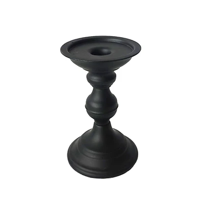 Black Metal Pillar Candle Holder By Ashland®