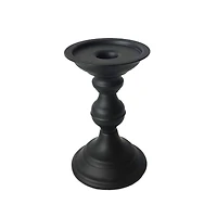 Black Metal Pillar Candle Holder By Ashland®