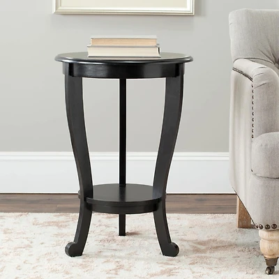 Mary Pedestal Table in Distressed