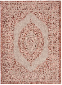 Courtyard Medallion 4' X 5'-7" Area Rug