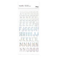 Iridescent Pastel Puffy Alphabet Stickers by Recollections™