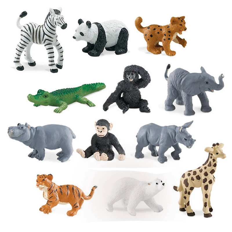 12 Pack: Safari Ltd® TOOBS® Zoo Babies Set