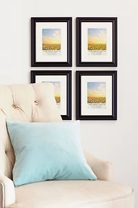 4 Pack Lifestyles 5" x 7" Black Frame with Mat by Studio Décor®