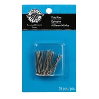 12 Packs: 25 ct. (300 total) Nickel Tidy Pins by Loops & Threads™