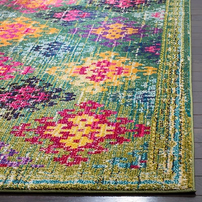 Monaco Distressed Boho 4' X 5'-7" Area Rug