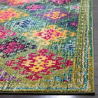 Monaco Distressed Boho 4' X 5'-7" Area Rug
