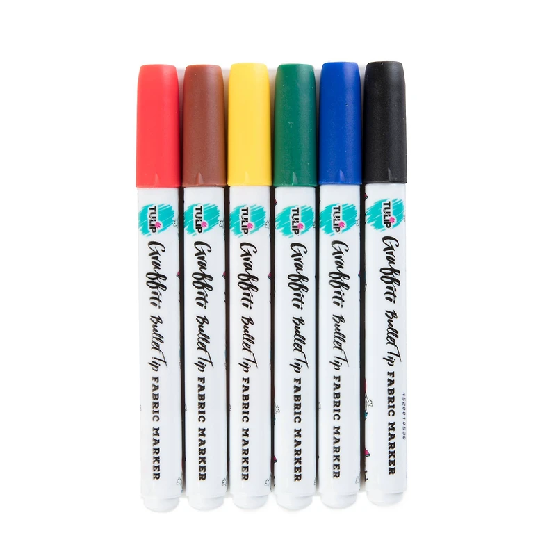 Tulip® Graffiti Fabric Paint Markers™, Rainbow