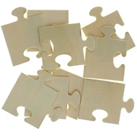 12 Packs: 9 ct. (108 total) Wooden Puzzle Shapes by Creatology™
