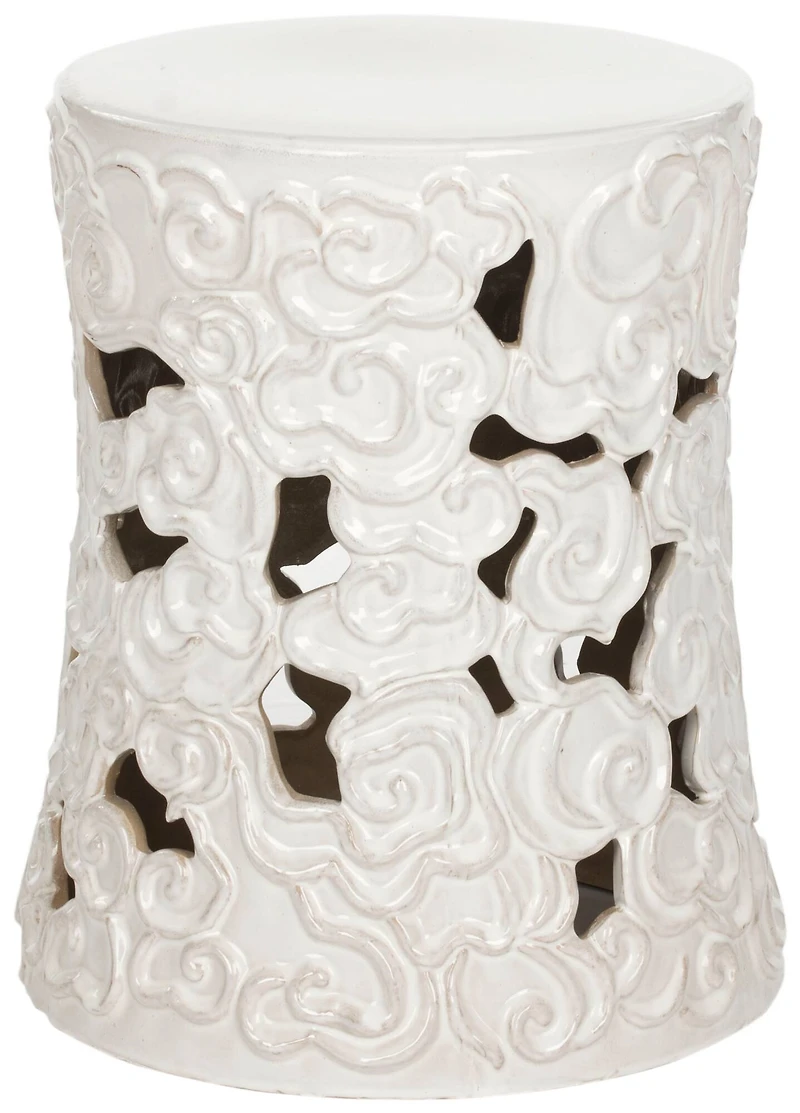 Cloud Garden Stool in White