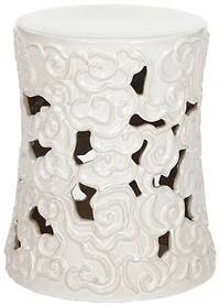 Cloud Garden Stool in White