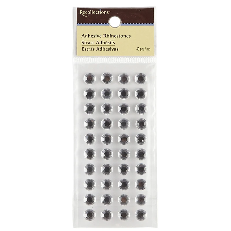 8mm Clear Adhesive Rhinestones by Recollections™