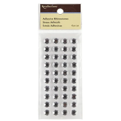 8mm Clear Adhesive Rhinestones by Recollections™
