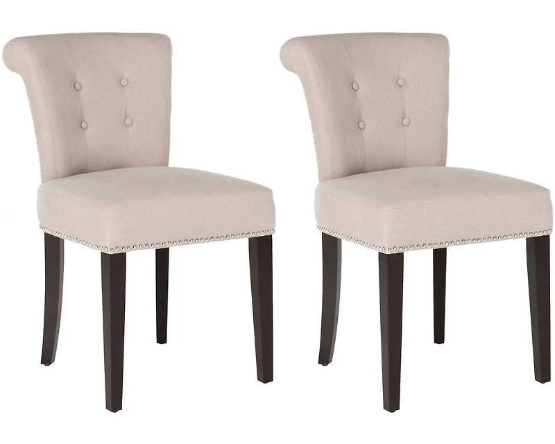 Sinclair Ring Chair Set of 2 in Taupe