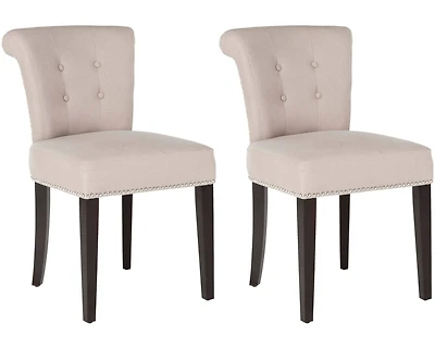 Sinclair Ring Chair Set of 2 in Taupe
