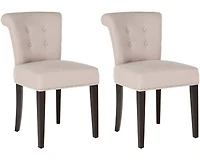 Sinclair Ring Chair Set of 2 in Taupe