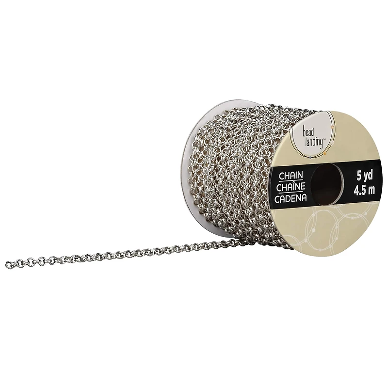 Rhodium Chain Spool By Bead Landing™