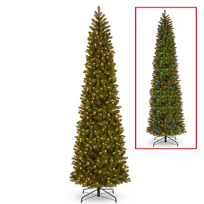 ft. Pre-lit Feel Real® Downswept Douglas Fir Pencil Artificial Christmas Tree